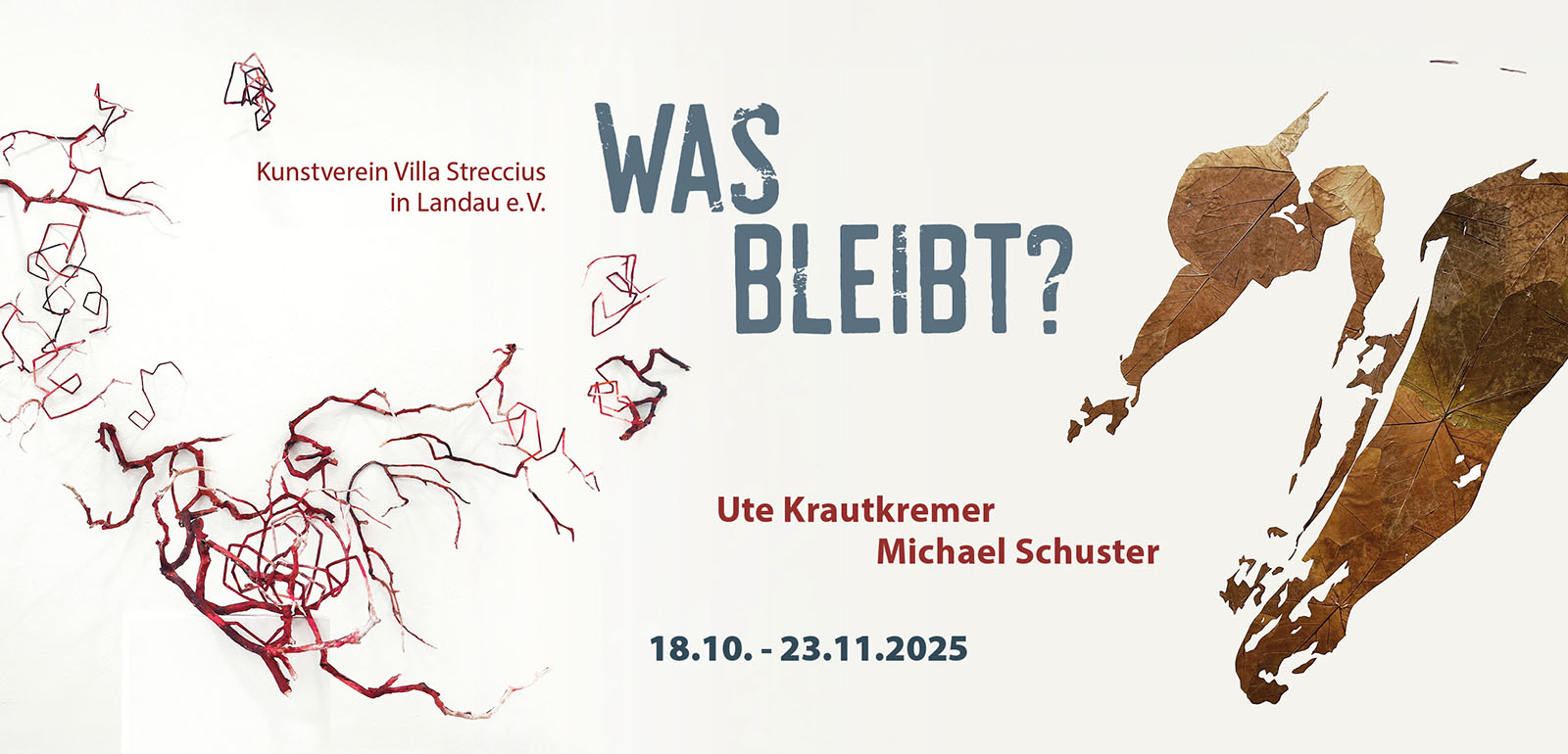 Einladung_was_bleibt_Webbanner Ausstellungstitel "Die Kunst des Alterns"