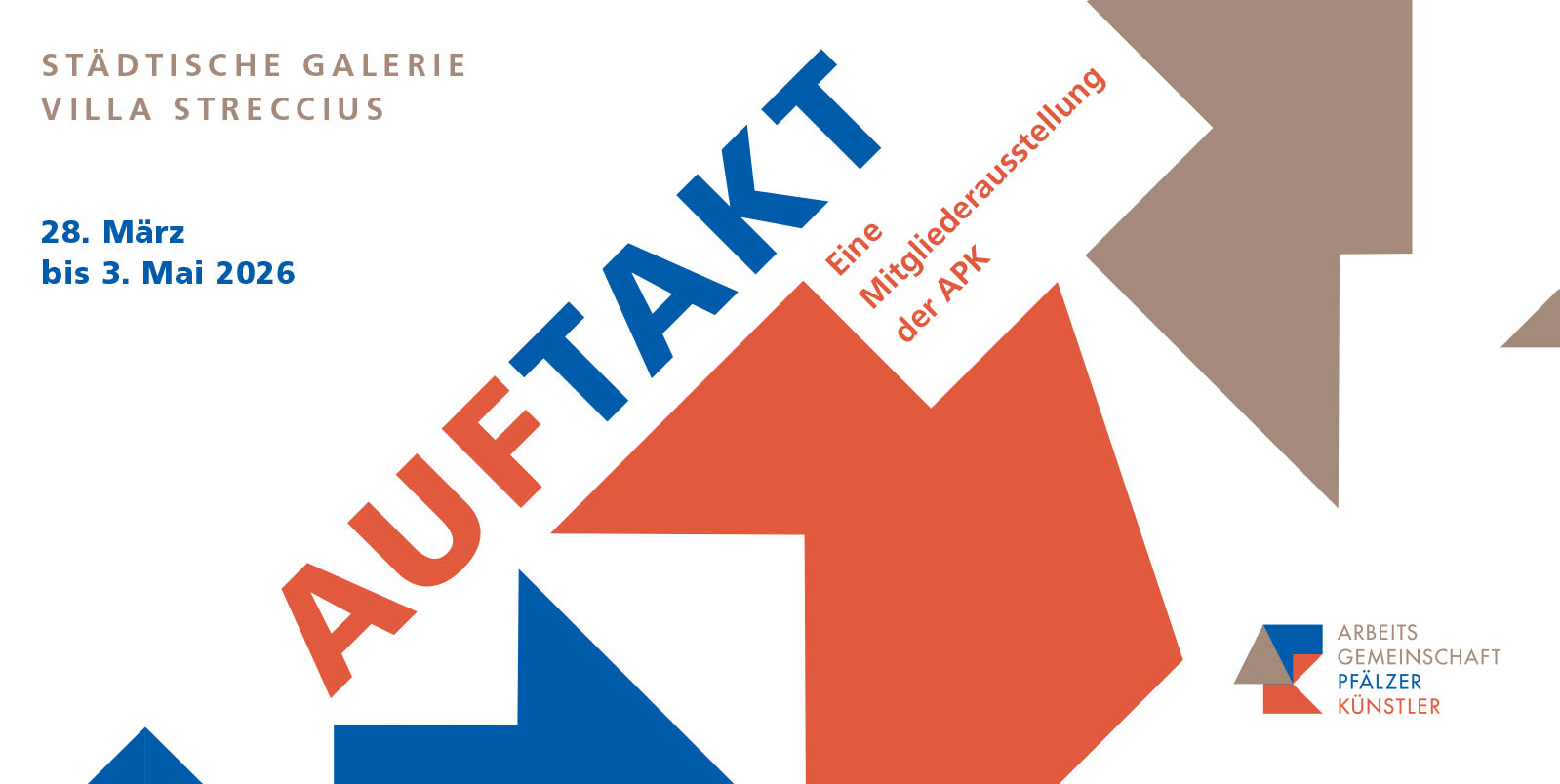 Ausstellungstitel "Die Kunst des Alterns"